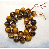 Round Tiger Eye Beads Strands X-Z0RQT014-1