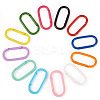 10Pcs Alloy Spring Gate Rings FIND-TA0009-25M-6
