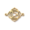 304 Stainless Steel Hollow Chakra Links LS-STAS-S149-05A-1
