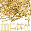 60Pcs 4 Style Alloy Charms FIND-BBC0004-25-1