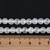 Plating Natural Selenite Beads Strands G-G120-A01-01-5