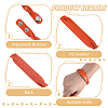 16Pcs 8 Colors Imitation Leather Cord Bracelets Set with Snap Clasps BJEW-GF0001-19-6