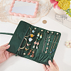 Portable Rectangle Velvet Jewelry Storage Rolls ABAG-WH0046-105C-3