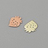 Fruit Style Brass Cabochons MRMJ-WH0003-08B-G-1