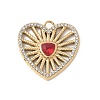 304 Stainless Steel Rhinestone Pendants STAS-Z122-40G-1