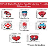 16Pcs 8 Styles Medicine Food Grade Eco-Friendly Silicone Beads SIL-CJ0001-23-9