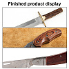 Unfinished Sandalwood for Knife Handle Crafts WOOD-WH0036-07-7