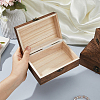 6Pcs Wooden Jewelry Packaging Boxes CON-FH0001-59-3