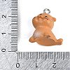 Cute Opaque Resin Pendants RESI-R458-05B-3