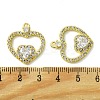Eco-Friendly Brass Micro Pave Cubic Zirconia Pendants KK-A204-14G-3