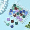 24Pcs 6 Colors Alloy Enamel Charms ENAM-FP0001-65-5