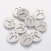 Non-Tarnish 304 Stainless Steel Charms STAS-Q201-T095-1-1