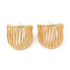 Rack Plating Brass Stud Earrings for Women EJEW-G394-09G-1