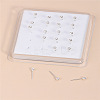 20Pcs Round Brass Nose Studs WGFA8C5-07-1