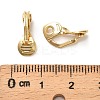 Brass Clip-on Earring Findings LS-KK-F907-09G-3