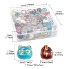 110Pcs 11 Colors Transparent Acrylic Beads MACR-FS0002-07-4