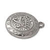 304 Stainless Steel Pendants STAS-L277-02B-P-2