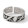 304 Stainless Steel Enamel Open Cuff Rings for Women RJEW-F166-35P-02-2