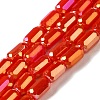 Electroplate Glass Beads Strands EGLA-D031-01-27-1