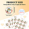 5 Sheets Round Dot PVC Waterproof Decorative Sticker Labels DIY-WH0481-05-2