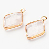 Natural Quartz Crystal Pendants G-R464-005A-2