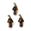 Natural Tiger Eye Mushroom Pendants G-D311-02AB-11-1