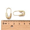 Oval Plastic Imitation Pearl Hoop Earrings EJEW-P316-16G-2