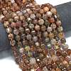 Natural Gold Sunstone Beads Strands G-K389-A51-01-2