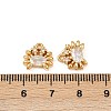 Ocean Theme Brass Micro Pave Cubic Zirconia Charms X1-KK-F902-08K-G-3