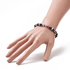 7Pcs 7 Style Natural & Synthetic Mixed Gemstone & Alloy Beaded Stretch Bracelets Set for Women BJEW-JB09235-3