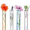 8Pcs 4 Colors Transparent Acrylic Test Tube AJEW-OC0003-95-4