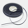 Double Edge Silver Thread Grosgrain Ribbon for Wedding Festival Decoration SRIB-L012-9mm-370-1