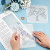 Tree of Life Glass Hotfix Rhinestone DIY-WH0419-59-3