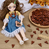 2 Sets 2-Hole Wood Buttons WOOD-FG0001-62-4