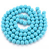 Painted Glass Bead Strands DGLA-S071-4mm-43-2