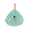 Natural Amazonite Carved Pendants G-G330-02G-07-1