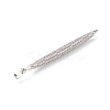 Rack Plating Brass Micro Pave Clear Cubic Zirconia Big Pendants KK-L155-63P-2