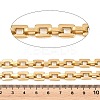 201 Stainless Steel Square Link Chains CHS-H118-17G-2