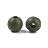 Wood European Beads WOOD-M014-01G-2