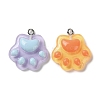 Cartoon Translucent Resin Pendants RESI-D071-01-2