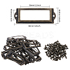 Iron Label Frame LS-IFIN-WH0065-48D-AB-2