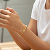 Minimalist Brass Star and Roound Beaded Stretch Bracelets for Women PJ3900-3
