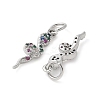 Brass Micro Pave Cubic Zirconia Charms KK-U056-35P-2