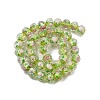 Handmade Foil Lampwork Beads Strands FOIL-S136-001H-2
