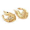 304 Stainless Steel with Rhinestone Pendants STAS-Z177-05G-2