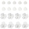 40Pcs 4 Styles Iron Etched Metal Embellishments Pendants IFIN-CJ0001-81-1