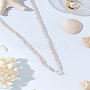 1Pc Glass Rondelle Beaded Necklaces NJEW-LP0007-23Q-3