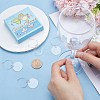 DIY Blank Wine Glass Charm Making Kit DIY-SC0023-62C-3