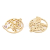 Rack Plating Alloy Enamel Pendants FIND-A040-05A-02G-2