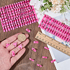 1 Bag Letters & Numbers PP Plastic Cookie Stamps DIY-SC0033-91-3